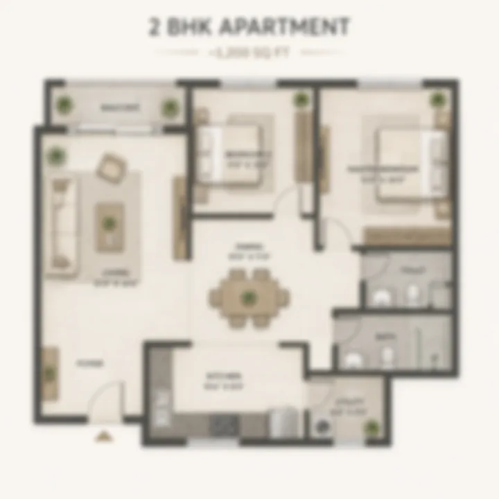 Assetz Nari & Nami 2 BHK apartment floor plan, indicative 1,150 to 1,250 sq ft Assetz Nari & Nami 2 BHK apartment floor plan, indicative 1,150 to 1,250 sq ft
